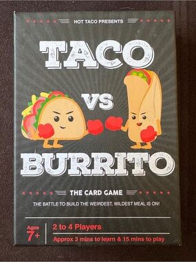Taco vs Burrito Card Game